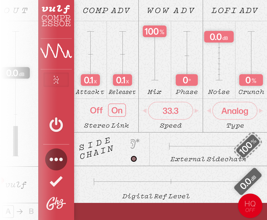 Vulf Compressor’s Sidechain in v3.3