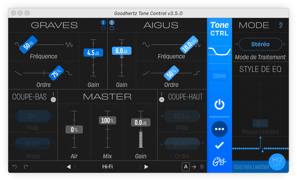 Tone Control, en français