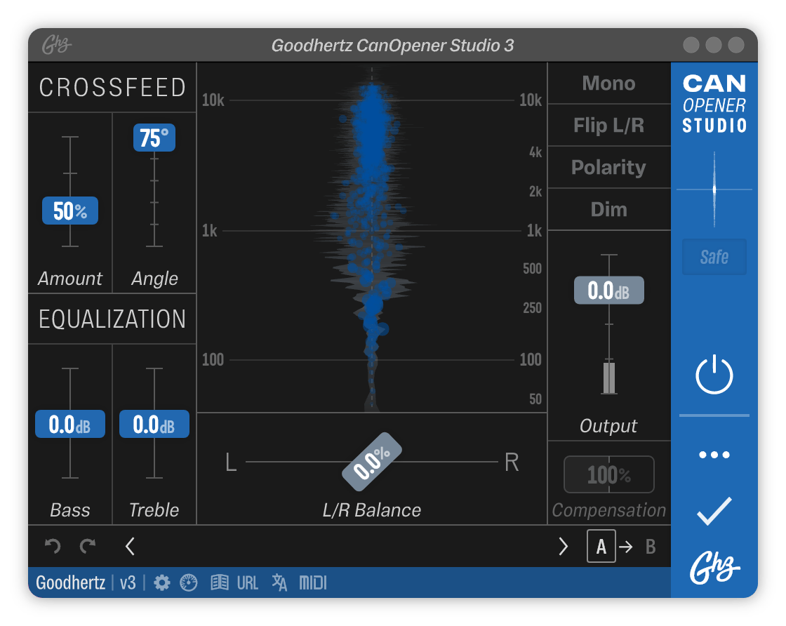 A screenshot of the CanOpener Studio interface