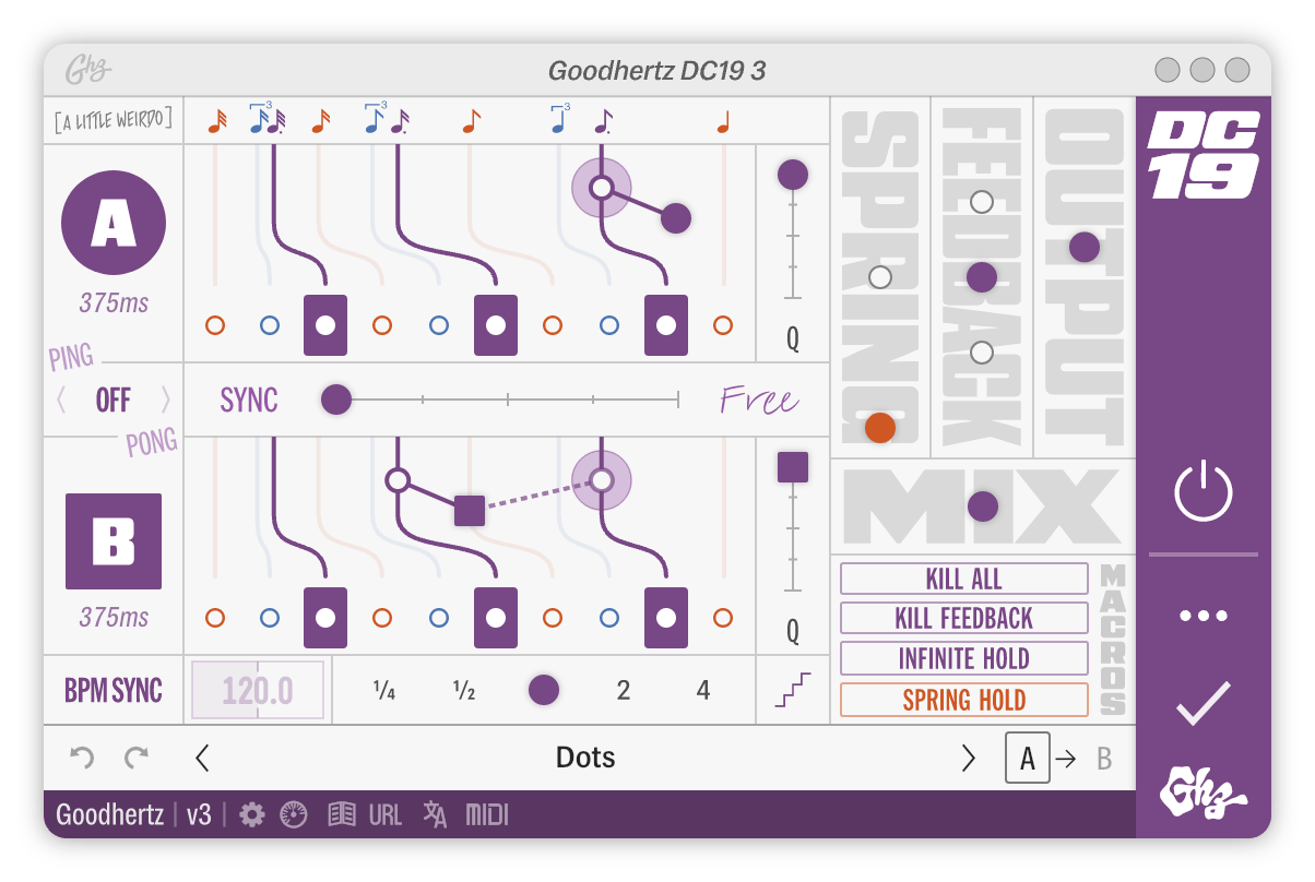 Image of the user interface of DC19