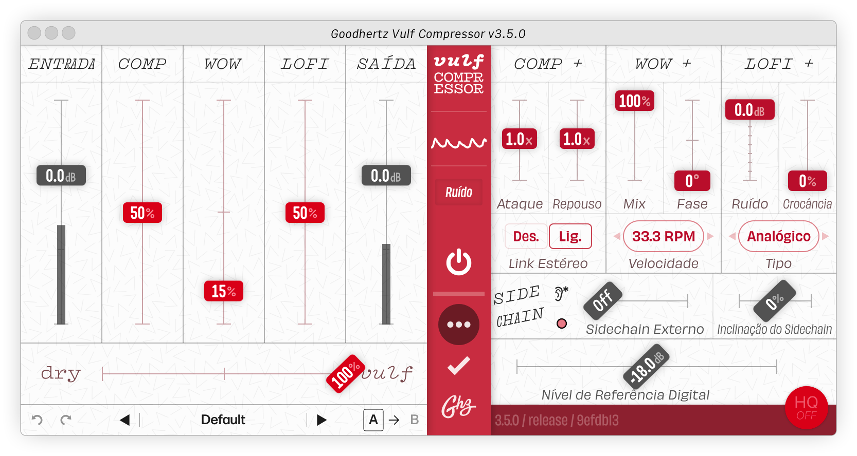 Vulf Compressor, em português